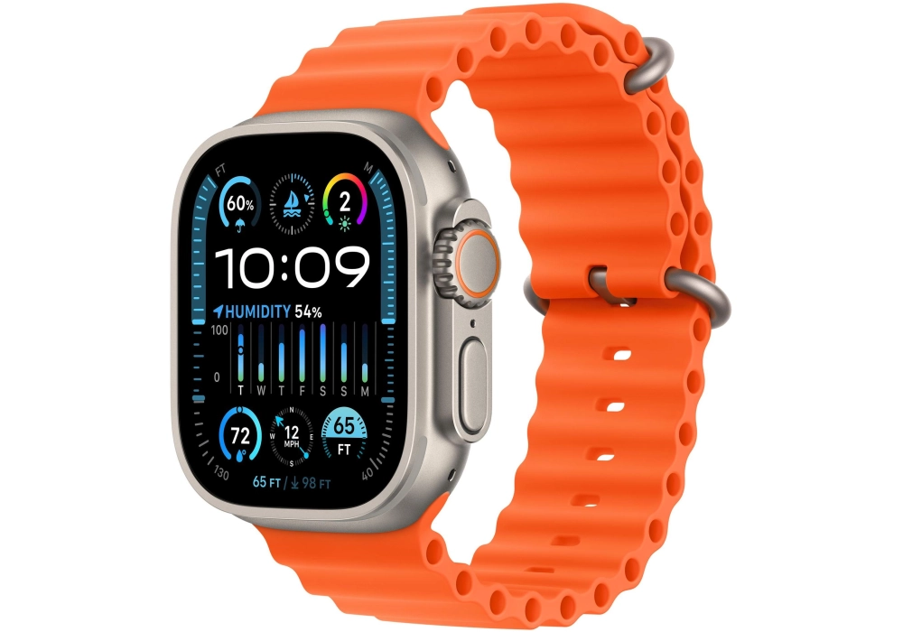 Apple Watch Ultra 2 Ocean Band Orange