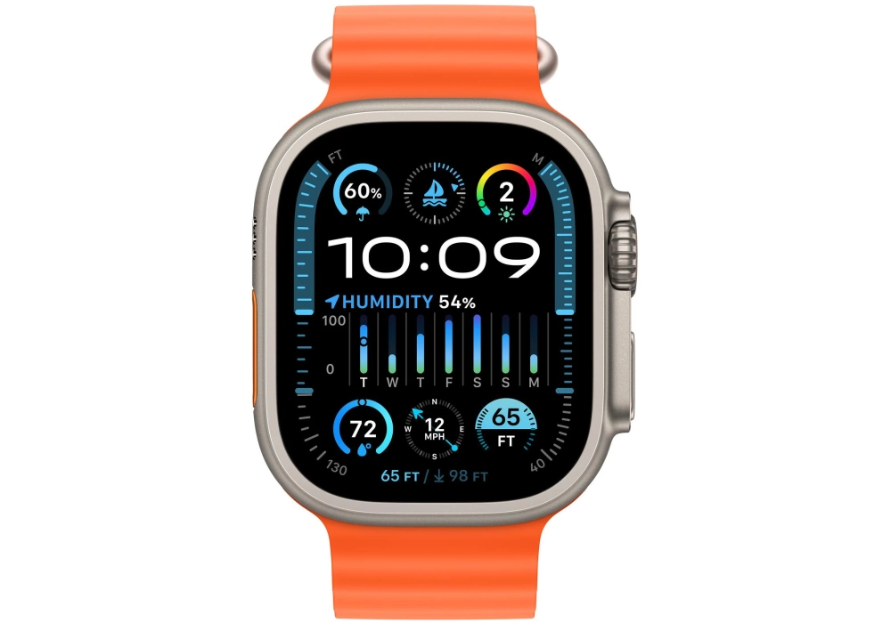 Apple Watch Ultra 2 Ocean Band Orange