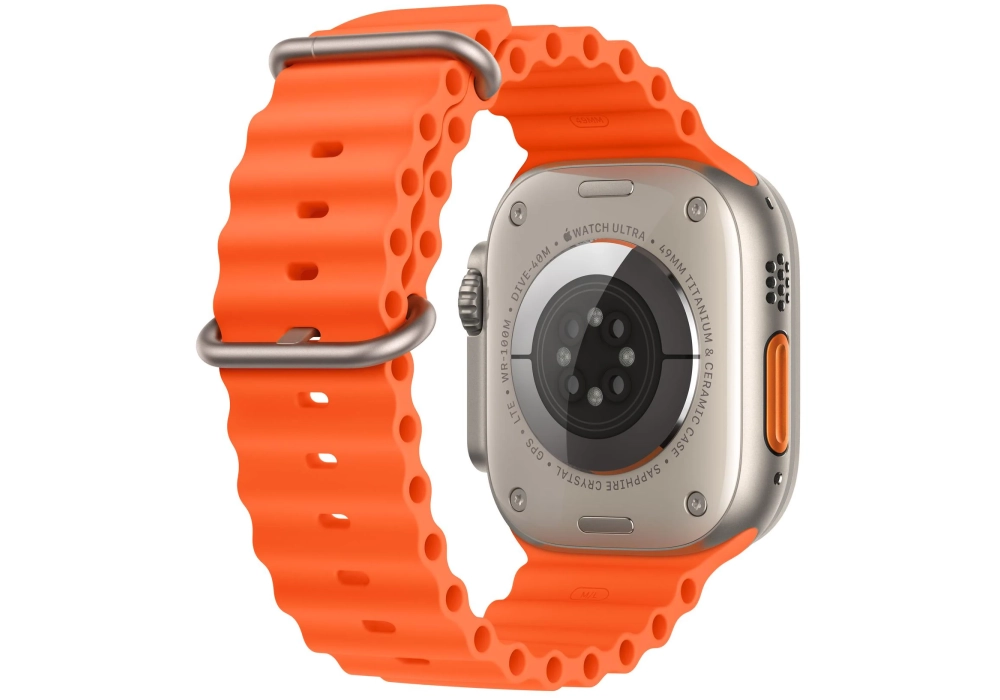 Apple Watch Ultra 2 Ocean Band Orange