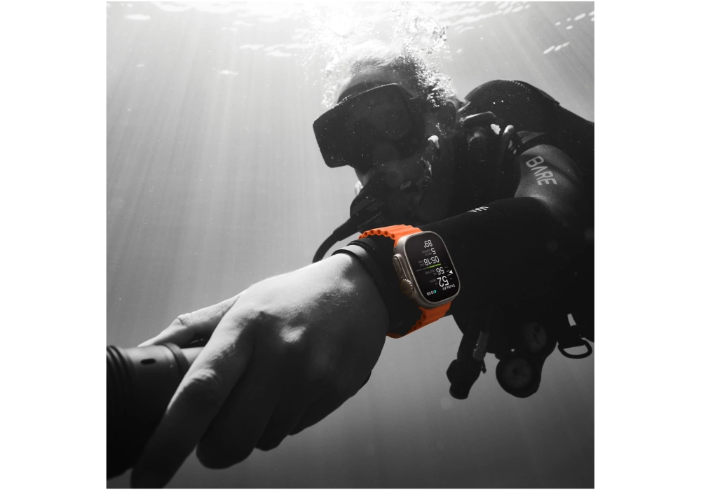 Apple Watch Ultra 2 Ocean Band Orange