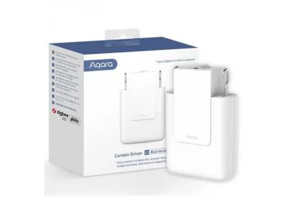 Aqara Smart Home Conducteur de rideau (Rod Version) E1 Blanc, Zigbee 3.0