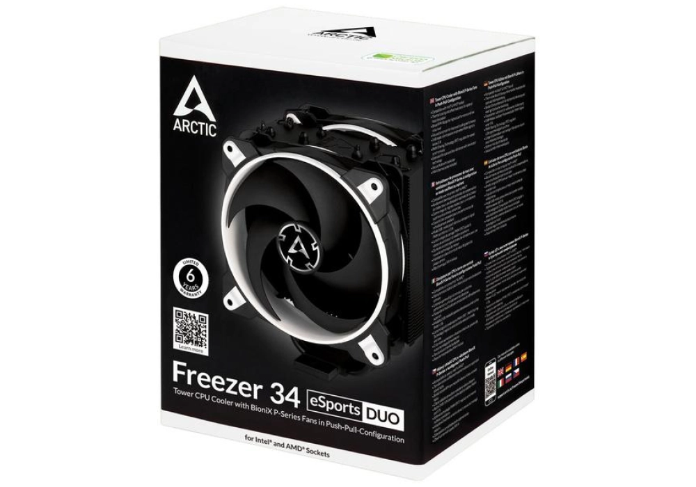 Arctic Cooling Freezer 34 eSports DUO (Blanc)