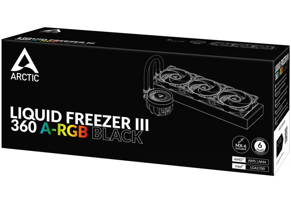 Arctic Cooling Liquid Freezer III 360 A-RGB Noir