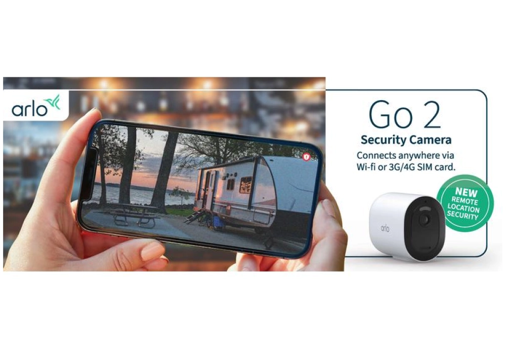 Arlo Caméra 4G/LTE Go 2 HD