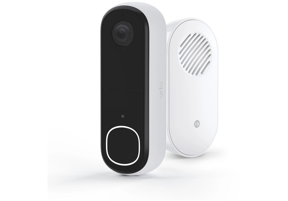 Arlo Doorbell Essential 2 2K avec Chime inclus