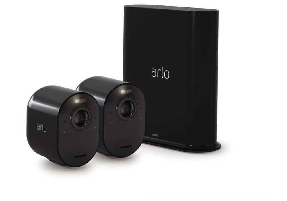 Arlo Ultra 2 Kit VMS5240B - Ensemble de 2 (Noir)