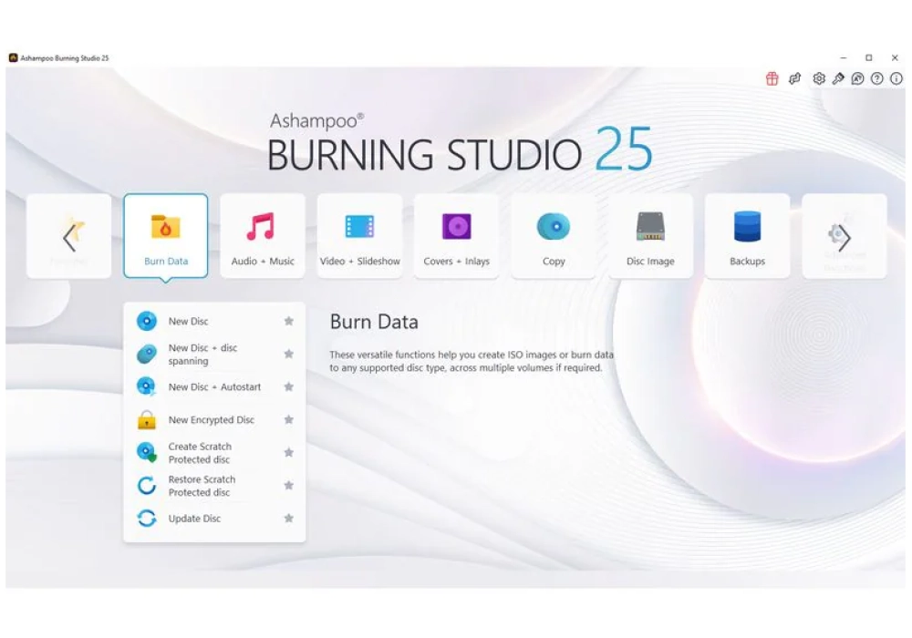 Ashampoo Burning Studio 25 ESD, Version complète, 1 PC