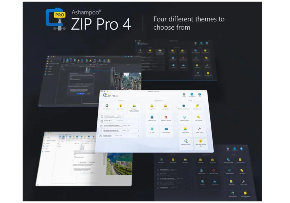 Ashampoo ZIP Pro 4 ESD, Version complète, 1 PC
