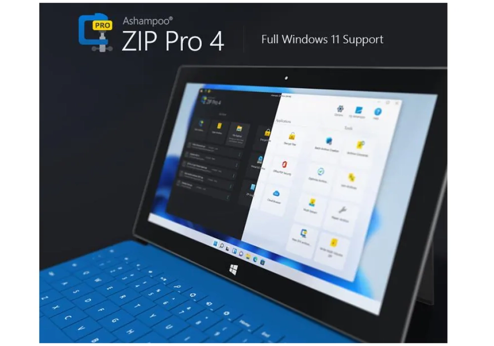 Ashampoo ZIP Pro 4 ESD, Version complète, 1 PC