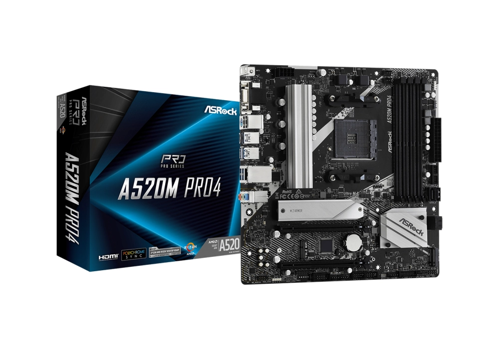 ASRock A520M Pro4