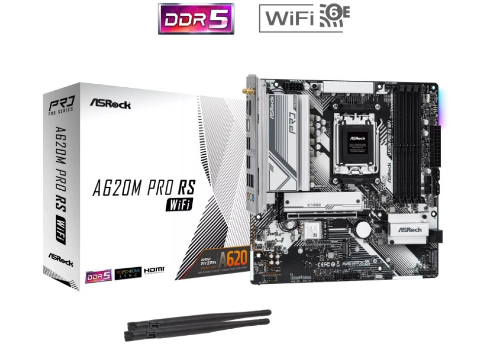 ASRock A620M Pro RS WiFi