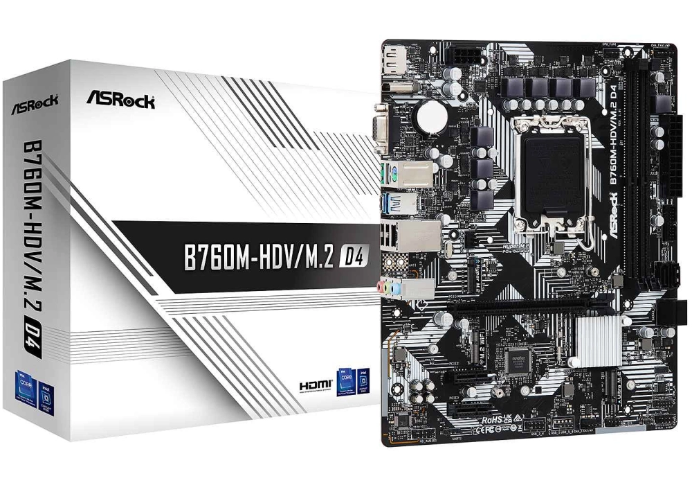 ASRock B760M- HDV/M/2 D4 