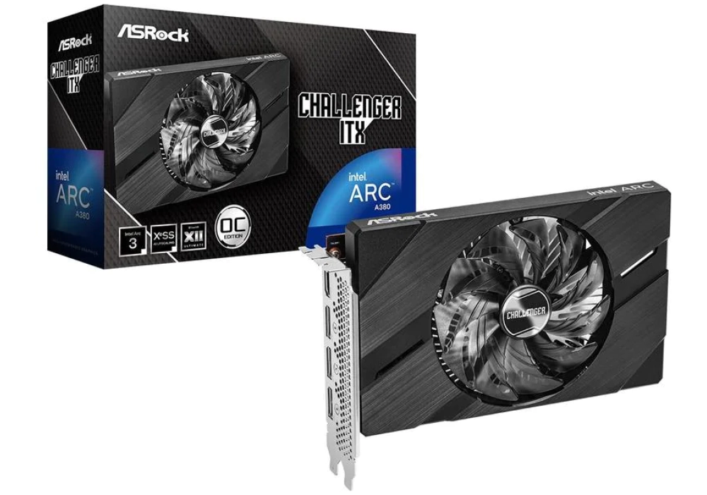 ASRock Intel Arc A380 Challenger ITX OC 6 GB