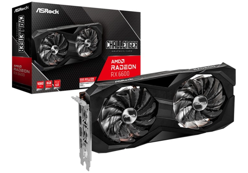 ASRock Radeon RX 6600 Challenger D - 8GB