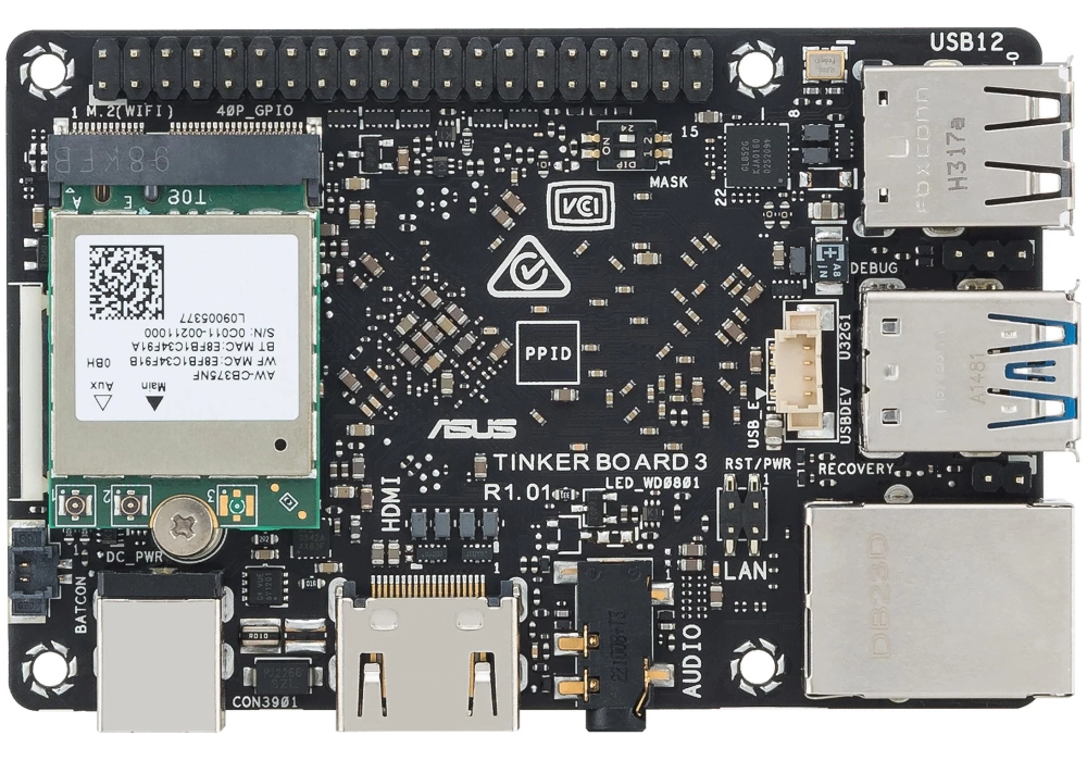 ASUS Carte de développement Tinker Board 3