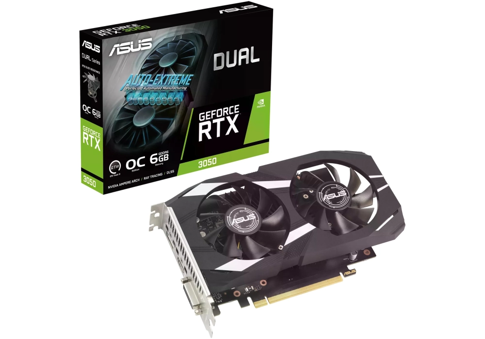 ASUS Dual GeForce RTX 3050 OC Edition 6 GB