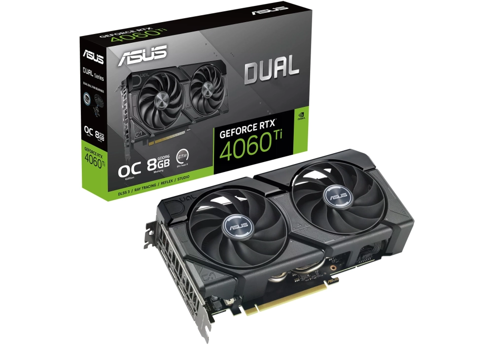 ASUS Dual GeForce RTX 4060 Ti EVO OC Edition 8 GB