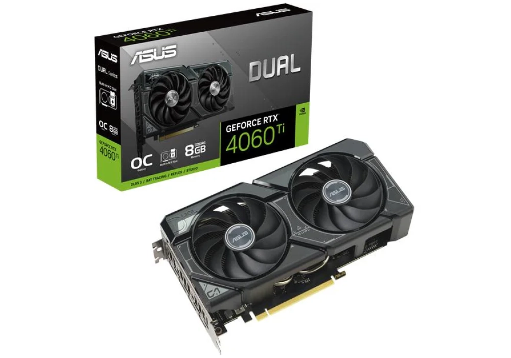 ASUS Dual GeForce RTX 4060 Ti SSD OC Edition 8 GB