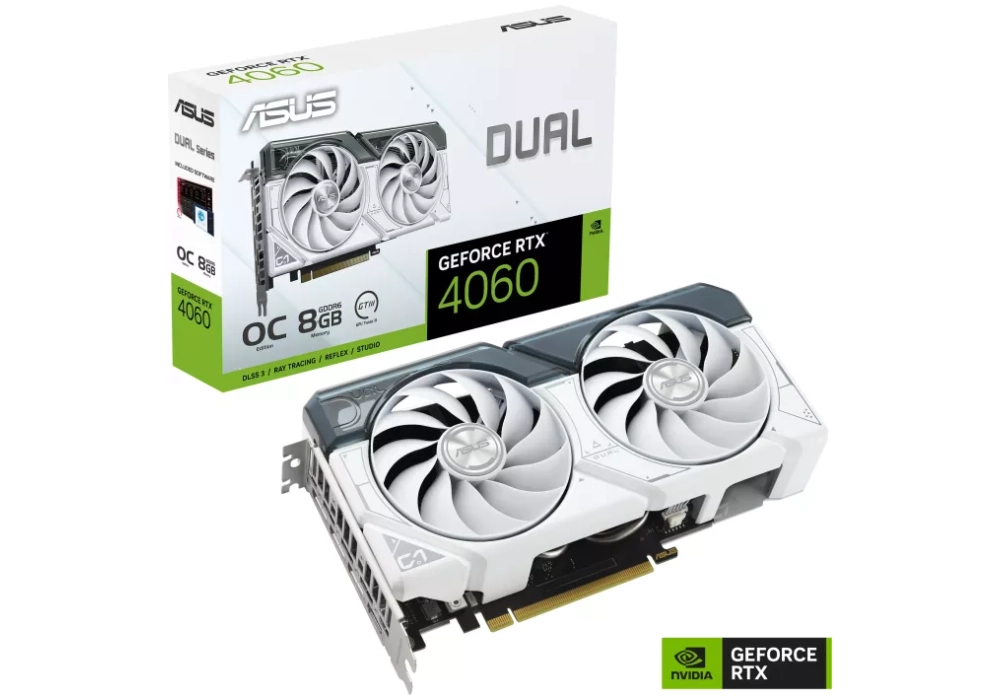 ASUS Dual GeForce RTX 4060 White OC