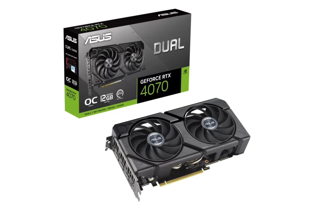 ASUS DUAL GeForce RTX 4070 EVO OC Edition 12 GB