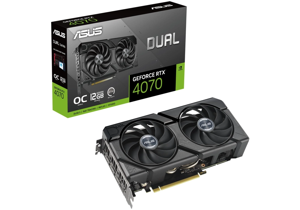 ASUS Dual GeForce RTX 4070 EVO OC Edition 12 Go