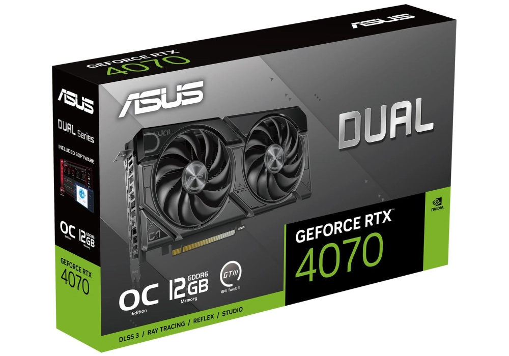 ASUS Dual GeForce RTX 4070 EVO OC Edition 12 Go