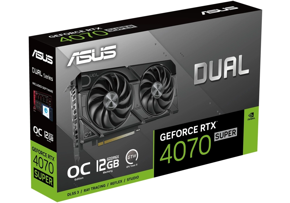 ASUS Dual GeForce RTX 4070 SUPER EVO OC 12 GB