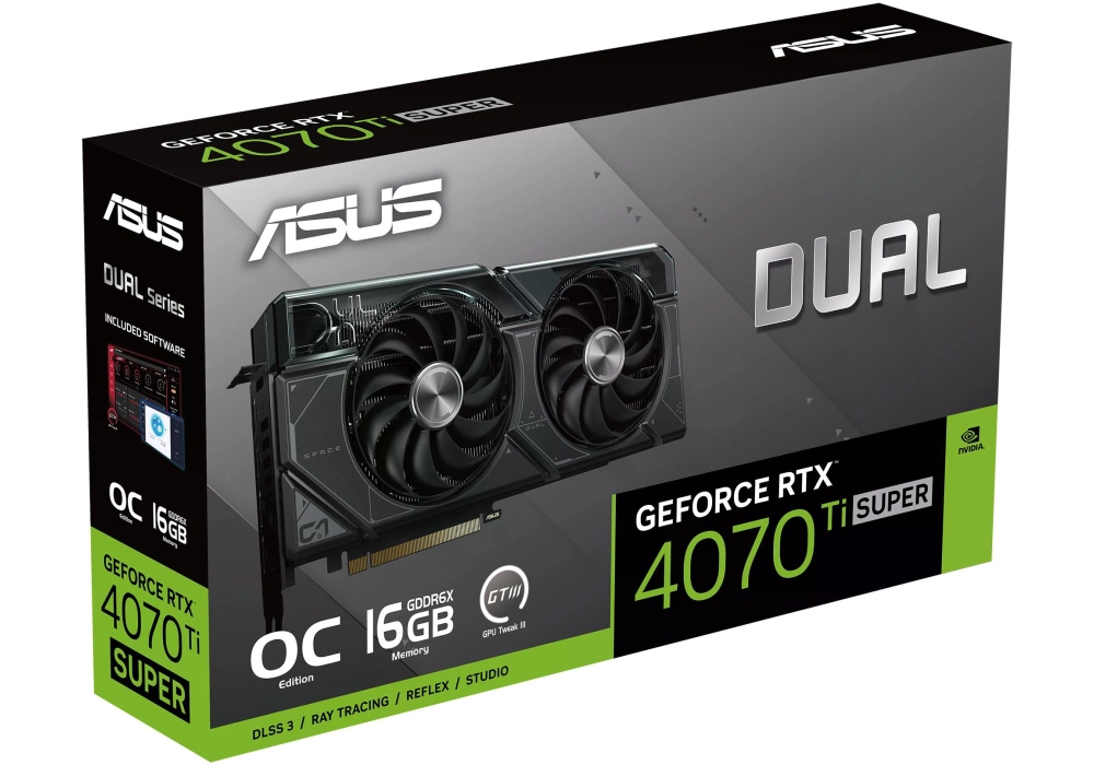 ASUS DUAL GeForce RTX 4070 Ti Super OC Edition 16 GB