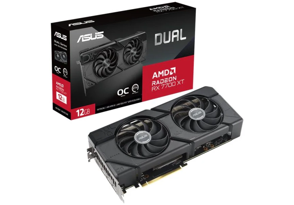 ASUS Dual Radeon RX 7700 XT OC Edition 12 GB