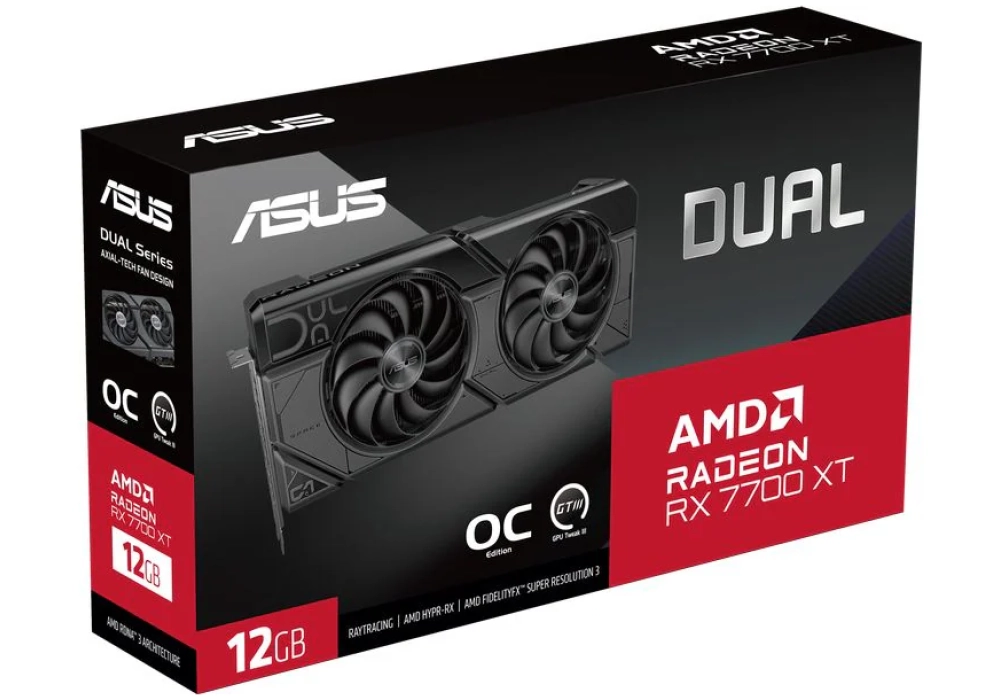 ASUS Dual Radeon RX 7700 XT OC Edition 12 GB