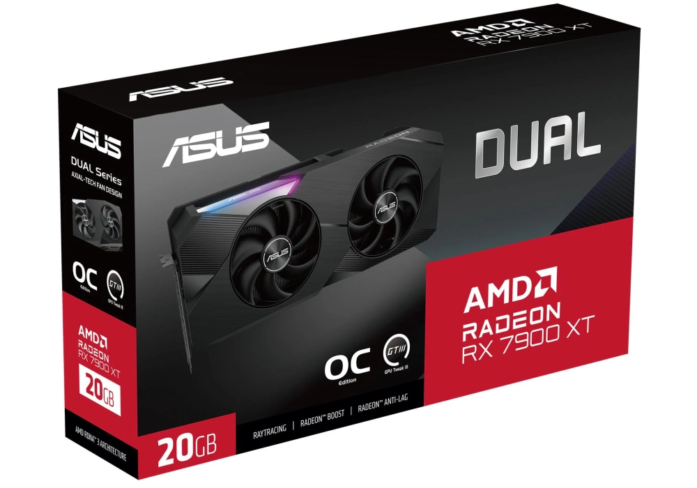 ASUS DUAL Radeon RX7900 XT OC 20 Go