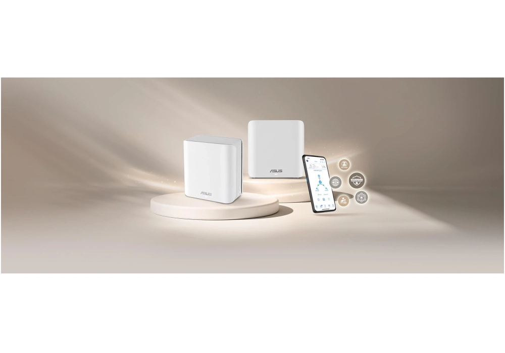 ASUS Routeur WiFi Dual-Band ZenWiFi BD4 Lot de 1 blanc