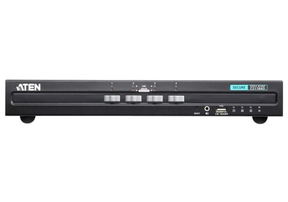 ATEN Commutateur KVM CS1184D DVI Secure