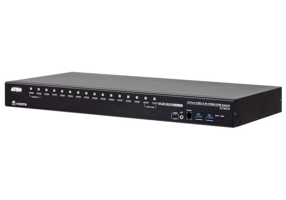 ATEN Commutateur KVM CS18216 4K HDMI USB 3.0 16-Port