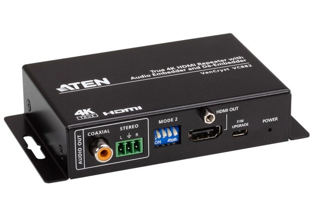 ATEN VC882 Répéteur HDMI True 4K avec intégration & extraction audio