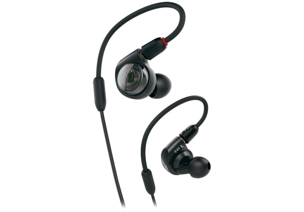 Audio-Technica Écouteurs intra-auriculaires ATH-E40 (Noir)