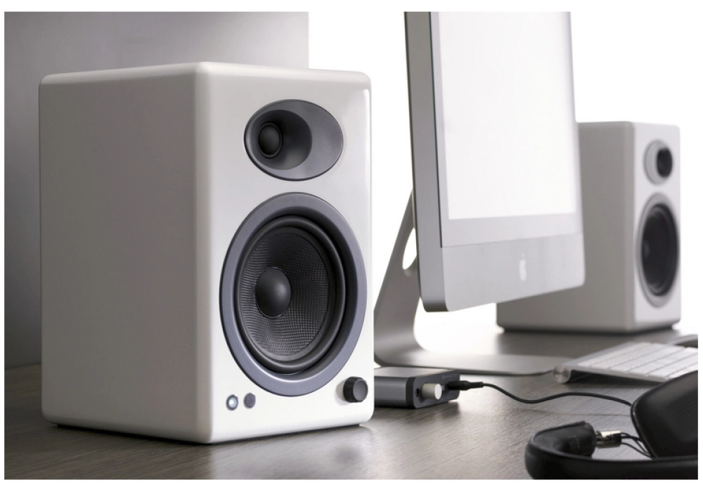 Audioengine A5+ Powered Speakers - White