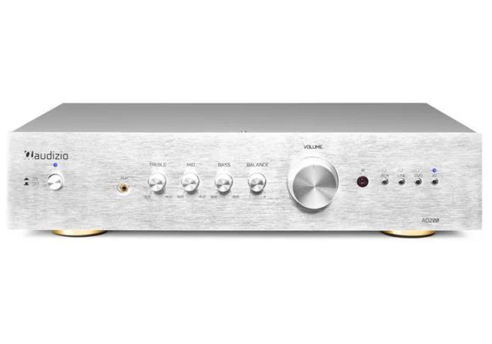 Audizio Amplificateur stéréo AD200A Argenté