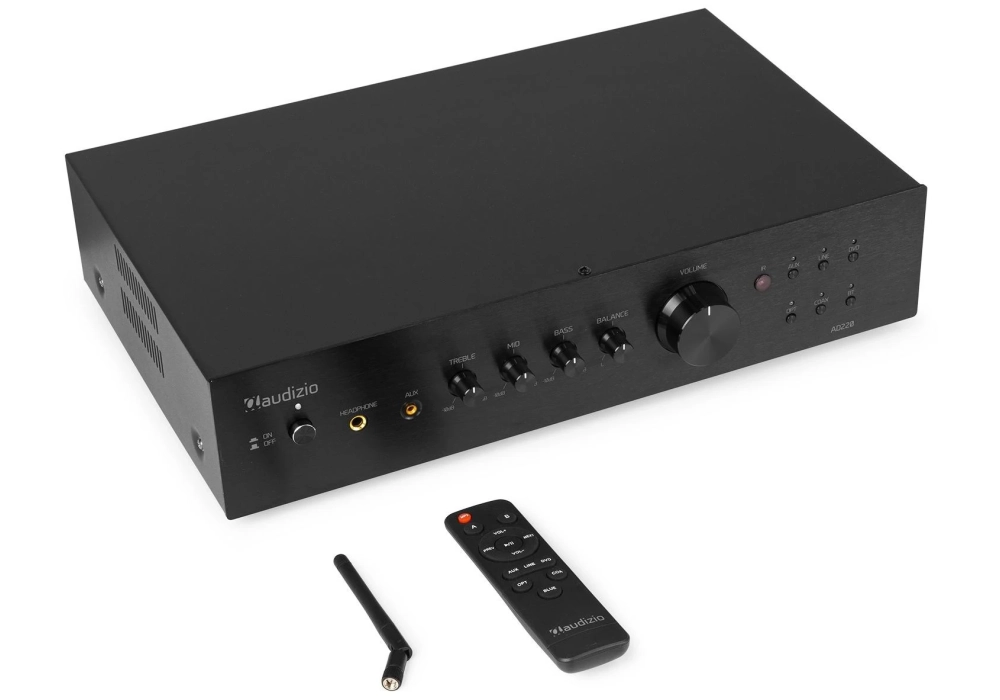 Audizio Amplificateur stéréo AD220B Noir