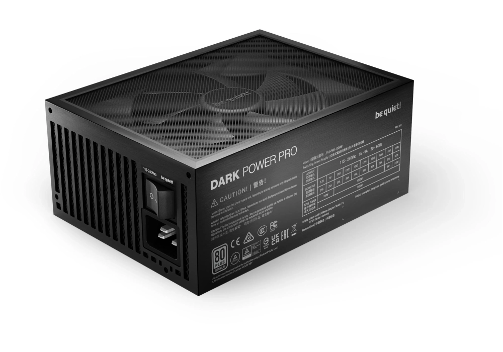 be quiet! Dark Power Pro 13 1300 W avec câble