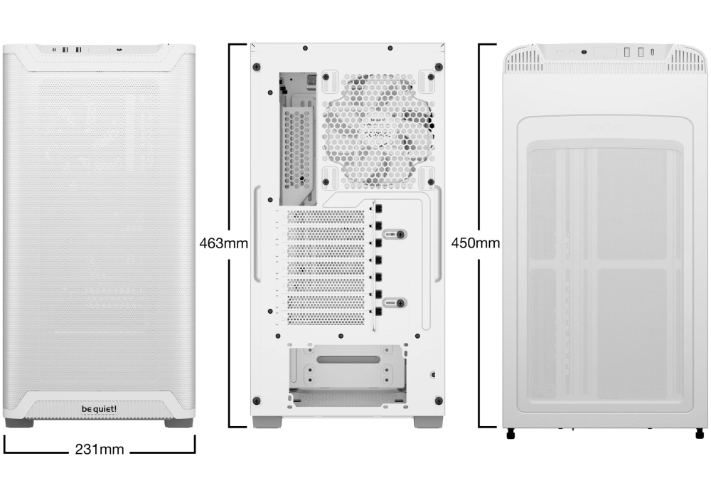 be quiet! Pure Base 501 Airflow Blanc