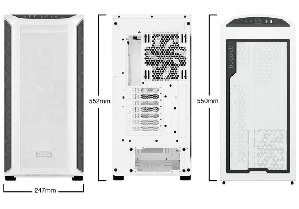 be quiet! Shadow Base 800 DX Blanc