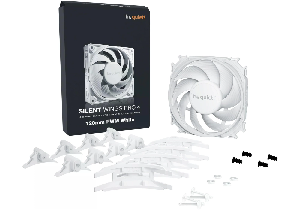 be quiet! Silent Wings PRO 4 120 mm PWM Blanc