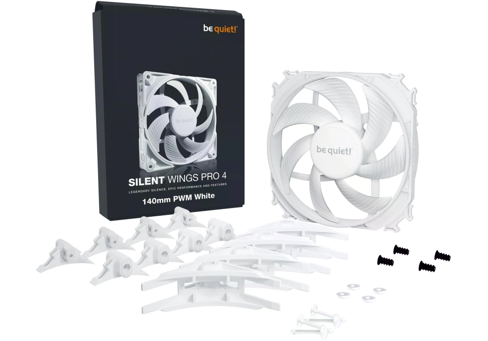 be quiet! Silent Wings PRO 4 140 mm PWM Blanc