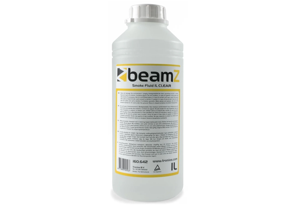 BeamZ Liquide à brouillard Standard Clear 1 l