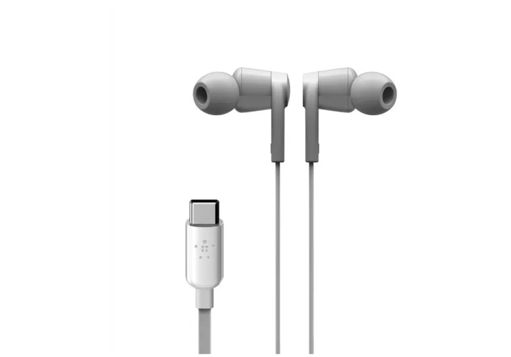 Belkin Écouteurs Rockstar USB-C Blanc