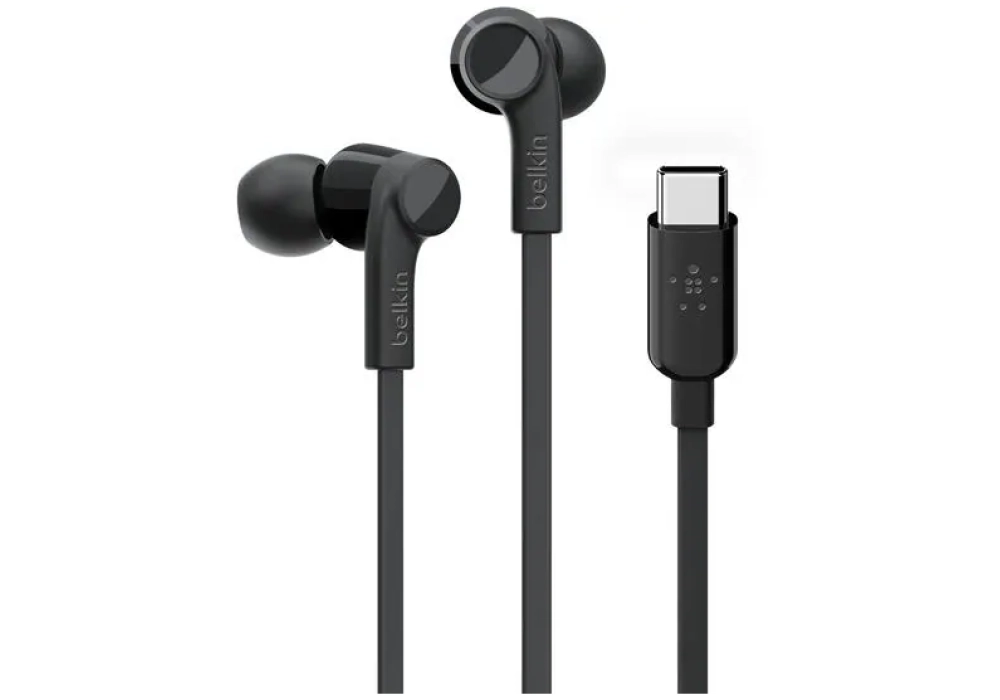 Belkin Écouteurs Rockstar USB-C Noir