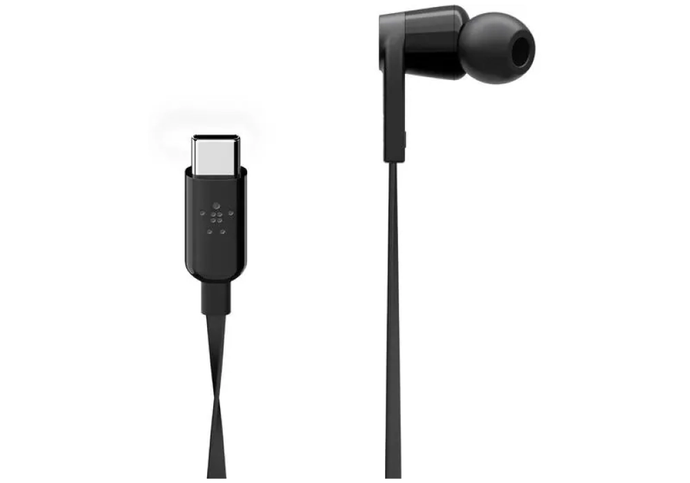 Belkin Écouteurs Rockstar USB-C Noir