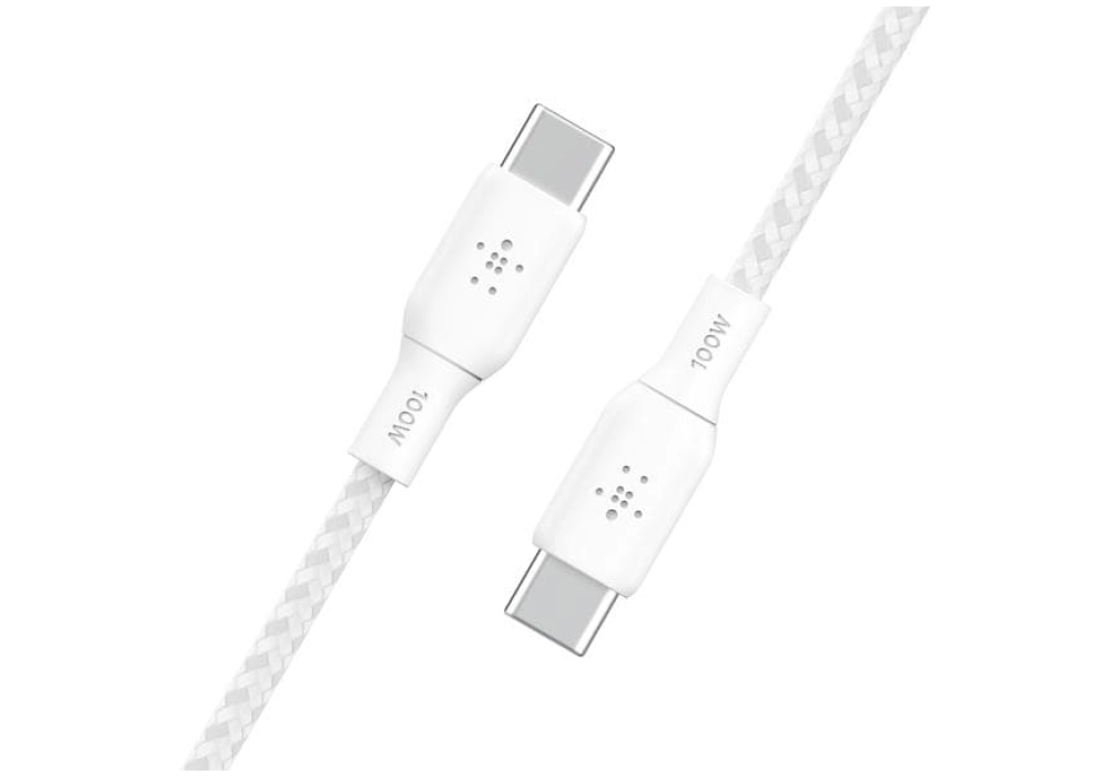 Belkin Câble Boost Charge USB-C (Blanc) - 2.0 m