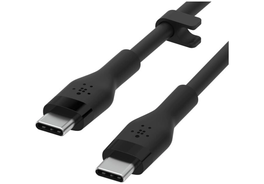 Belkin Câble chargeur USB C - USB C 1 m blanc/noir, pack de 2